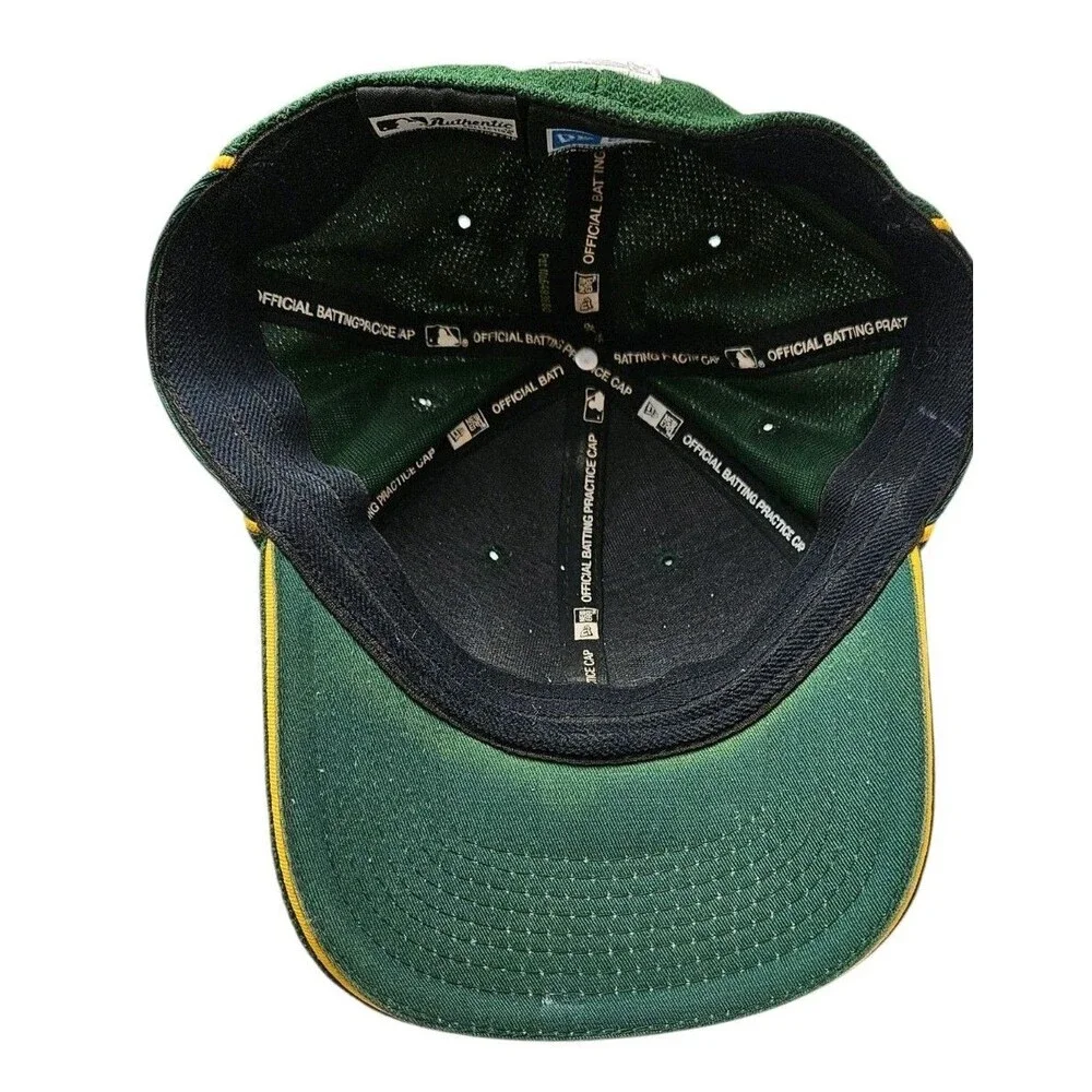 Oakland Athletics New Era Hat Cap Medium Large MLB Authentic Batting Practice As